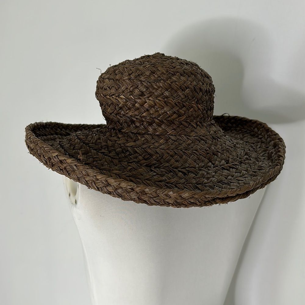 Helen Kaminski Brown Woven Hat